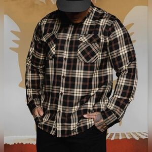 NWT Men's Dixxon x Whitechapel Hymns in Dissonance Flannel Shirt RARE
